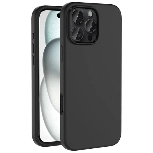Apple iPhone 16 Pro Max Kılıf M-safe Şarj Özellikli Sıvı Teknolojili Silinebilir Sert Zore Kivi Kapak