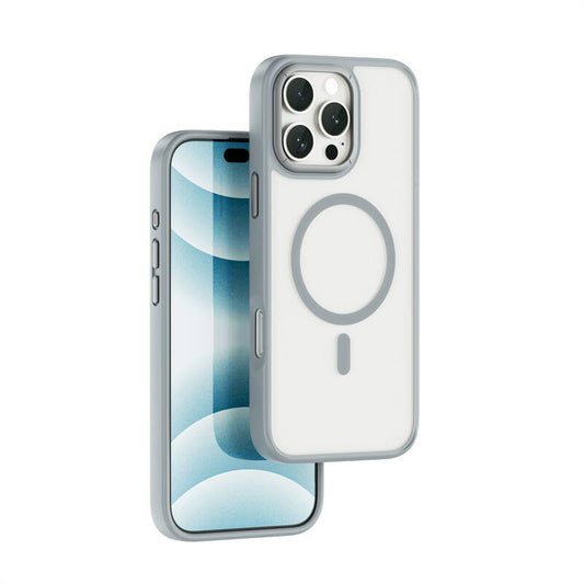 Apple iPhone 16 Pro Max Kılıf Wiwu FGG-012 ArmorPro Serisi M-safe Şarj Özellikli Parmak İzi Bırakmayan Kılıf