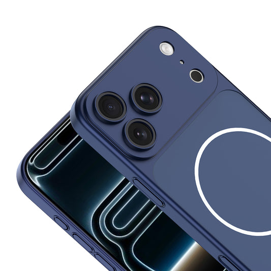 Apple iPhone 16 Pro Max Kılıf Zore M-Safe Şarj Özellikli Kamera Korumalı Spark Kapak