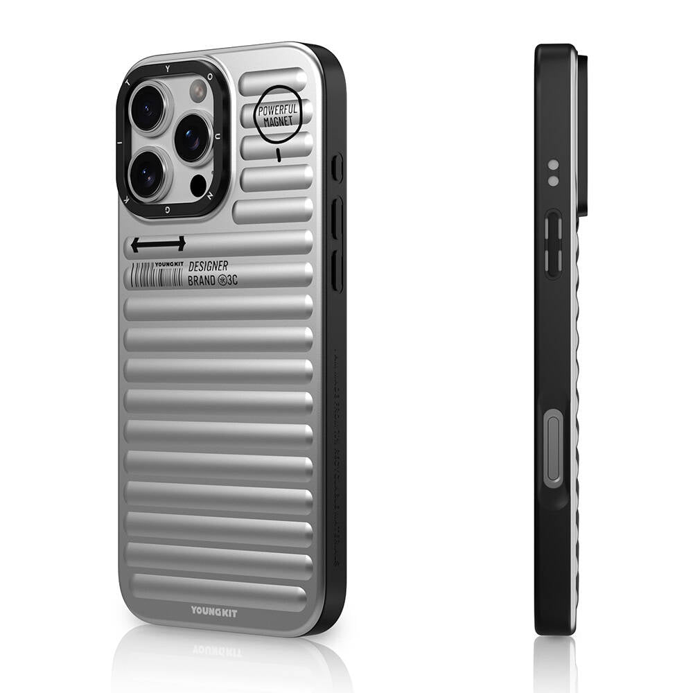 Apple iPhone 16 Pro Max M-safe Şarj Özellikli Kılıf Mat Renkli Tasarım Youngkit Original Serisi Kapak