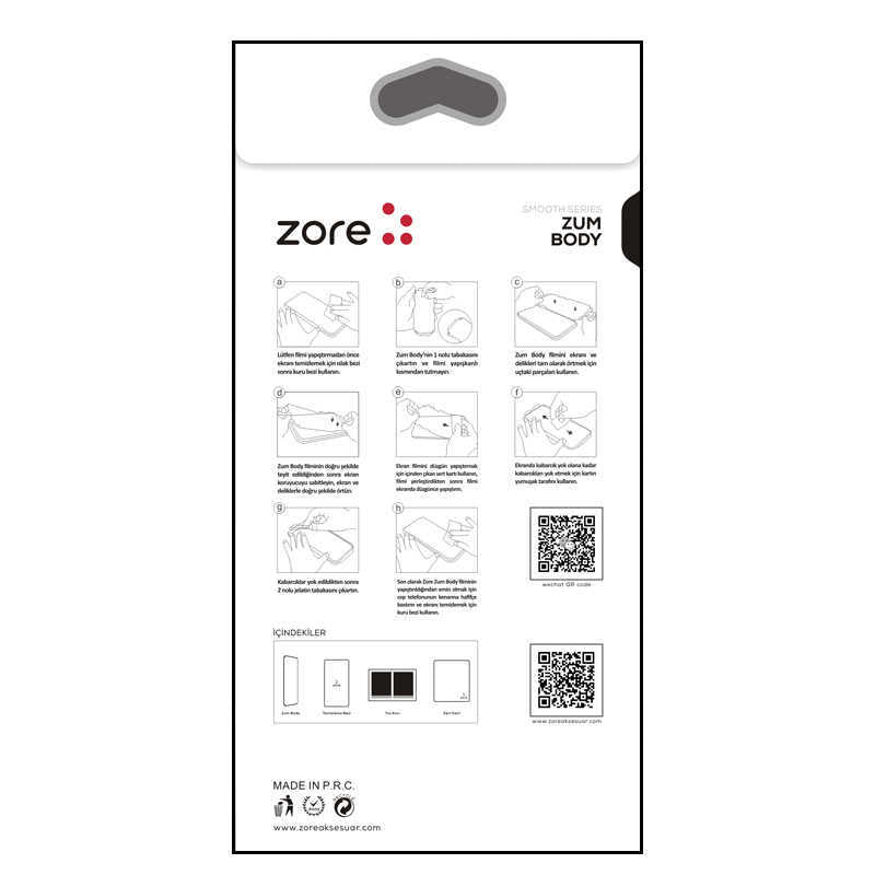 Apple iPhone 16 Zore Zum Body Ekran Koruyucu