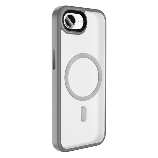 Apple iPhone 16E Kılıf Mat Arka Yüzey Wireless Şarj Özellikli Zore Flet M-safe Kapak