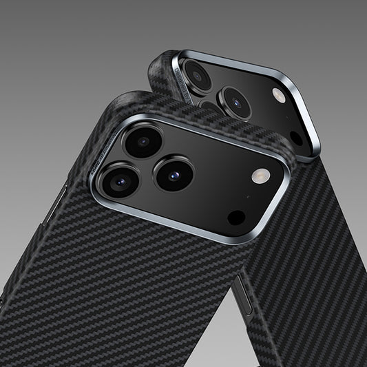 Apple iPhone 17 Air Kılıf Benks M-safe Şarj Özellikli Metal Kamera Çerçeveli Magnetik ArmorAir 600D Kevlar Fiber Kapak