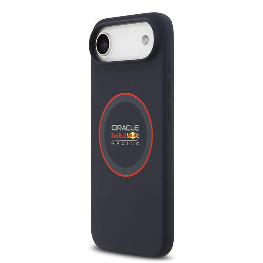 Apple iPhone 17 Air Kılıf Redbull Orjinal Lisanslı M-safe Şarj Özellikli Kırmızı Halka ve Logo Silikon Kapak