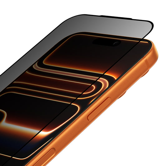 Apple iPhone 17 Pro Benks Glass Warrior 2.0 EZFita Privacy Hayalet Cam Ekran Koruyucu + Kolay Uygulama Aparatı