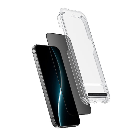 Apple iPhone 17 Pro Benks Glass Warrior Privacy HD Cam Ekran Koruyucu + Kolay Uygulama Aparatlı