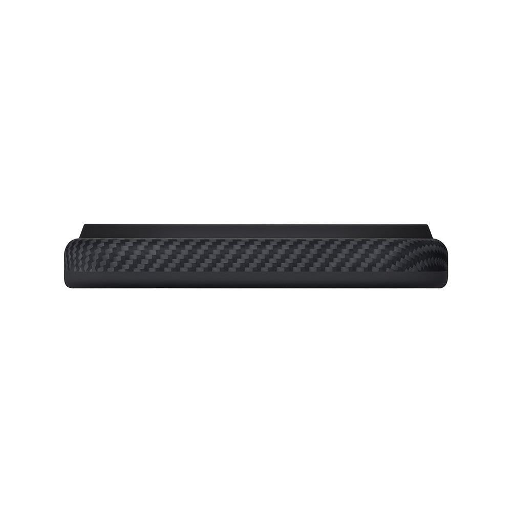 Apple iPhone 17 Pro Kılıf M-safe Şarj Özellikli Aramid Fiber Pitaka Military-Grade Classic Serisi Black-Grey Twill Kapak