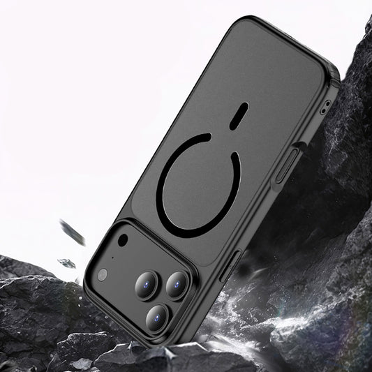 Apple iPhone 17 Pro Kılıf M-safe Şarj Özellikli Mat Arka Yüzey Wlons Lola Kapak