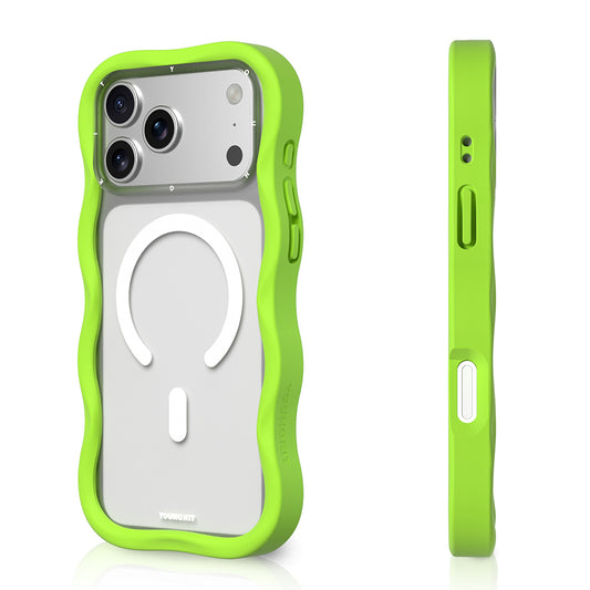 Apple iPhone 17 Pro Kılıf M-safe Şarj Özellikli Youngkit Wave Matte Serisi Kapak
