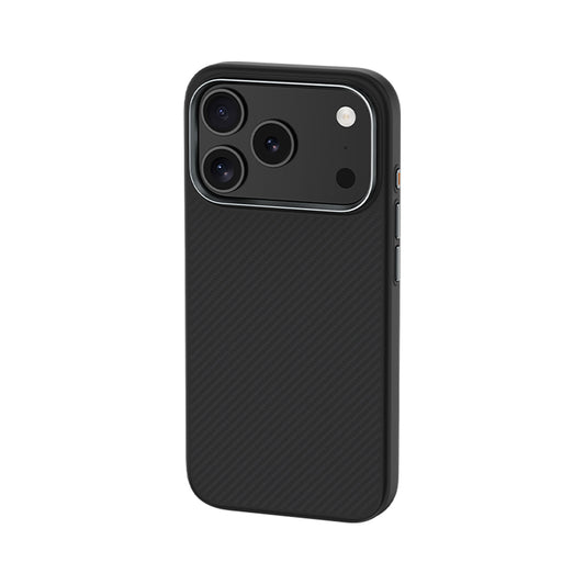 Apple iPhone 17 Pro Max Kılıf Karbon Fiber M-safe Şarj Özellikli Benks Hybrid ArmorPro 600D Kevlar Kapak