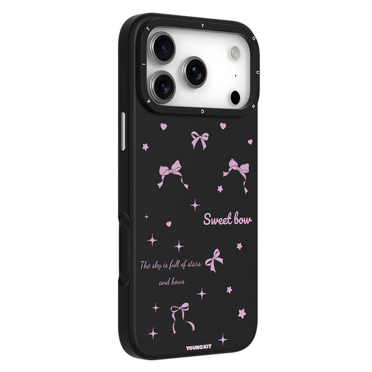 Apple iPhone 17 Pro Max Kılıf M-Safe Şarj Özellikli Airbagli Çift Katmanlı Youngkit Sweathart Serisi Kapak