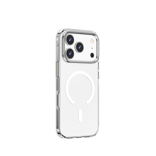 Apple iPhone 17 Pro Max Kılıf M-safe Şarj Özellikli Wiwu YXK-208 Invisible Ultra Sert PC Kapak