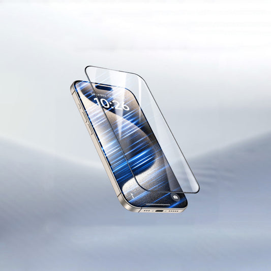 Apple iPhone 17 Pro Wiwu GT-009 Polimer Oleofobik Kaplama Şeffaf Pürüzsüz Temperli Cam Ekran Koruyucu