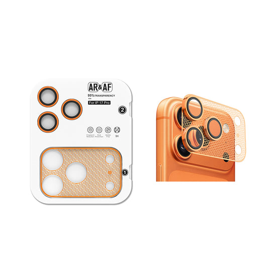 Apple iPhone 17 Pro Zore CL-22 Parmak İzi Bırakmayan Anti-Reflective 2in1 Kamera Lens Koruyucu