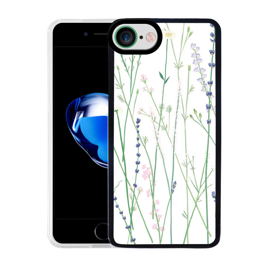 Apple iPhone 8 Kılıf Zore M-Fit Desenli Kapak