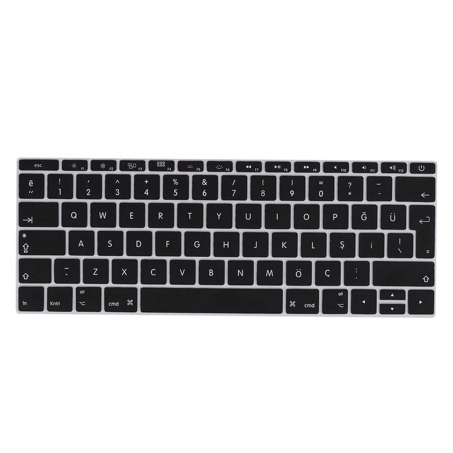 Apple Macbook 12' Retina A1534 Zore Klavye Koruyucu Silikon Ped