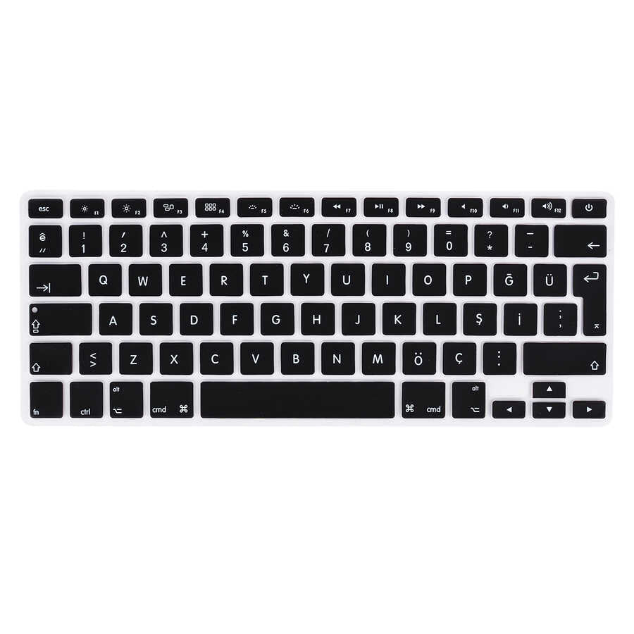 Apple Macbook Air 13' 2017 A1466 Zore Klavye Koruyucu Silikon Ped