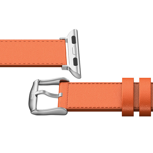 Apple Watch 10 42mm Benks Vintage Genuine Leather Serisi Deri Kordon Strap Kayış
