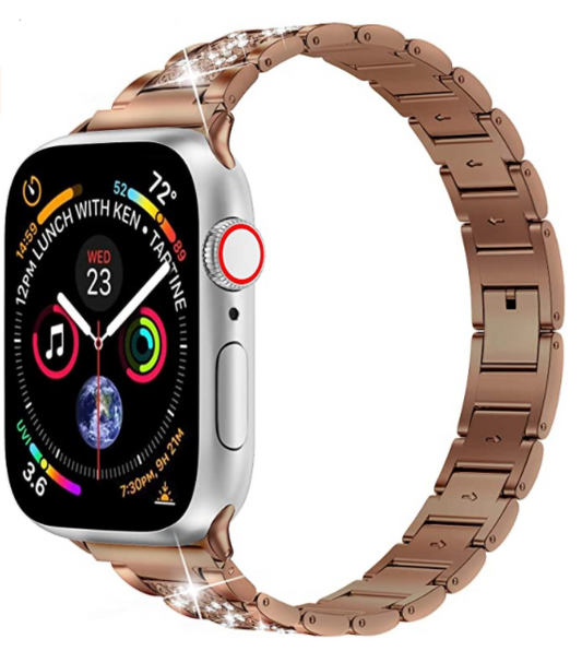 Apple Watch 38mm Wiwu Three Beads Set Auger Metal Kordon