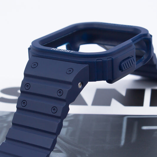 Apple Watch 38mm Zore KRD-142 Airbag Tasarımlı Kasa Koruyuculu Silikon Kordon