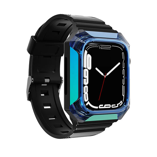 Apple Watch 40mm Zore KRD-88 Sert PC Kasa Koruyuculu Silikon Kordon