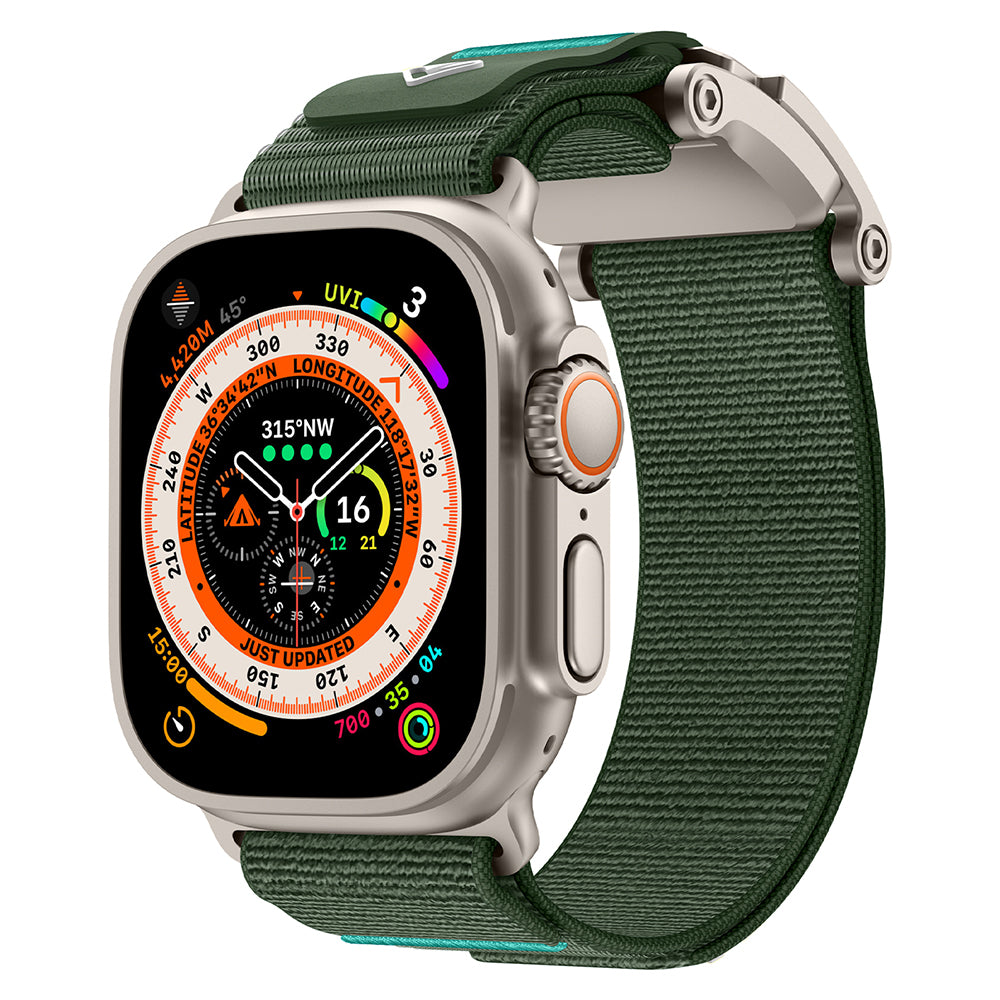 Apple Watch 42mm Zore KRD-154 Naylon Kumaş Hasır Örgülü Kordon