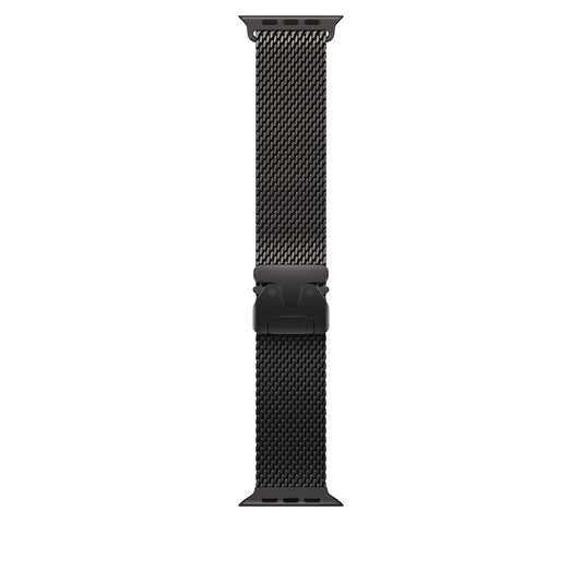 Apple Watch 44mm Zore KRD-100 Titanyum Hasır Kordon
