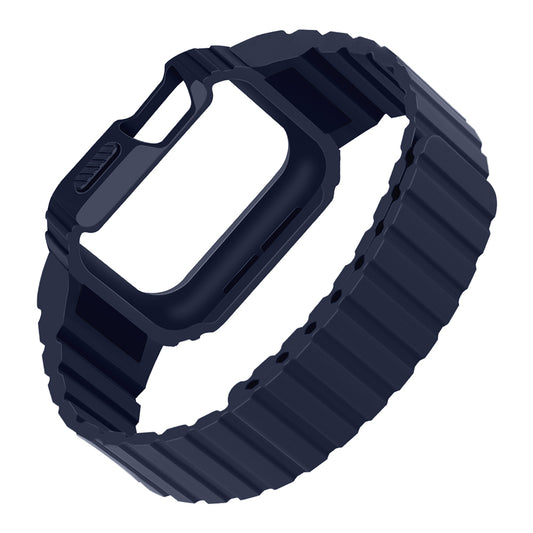 Apple Watch 7 41mm Zore KRD-142 Airbag Tasarımlı Kasa Koruyuculu Silikon Kordon