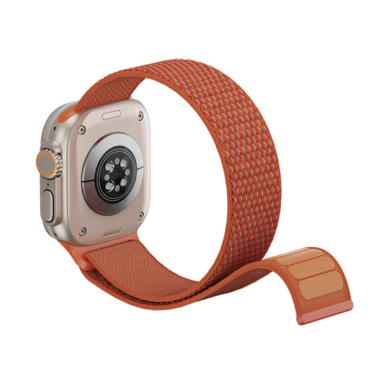 Apple Watch 7 45mm Kordon Wiwu WB501 CloudFlex Serisi Hasır Örgü Strap Kayış