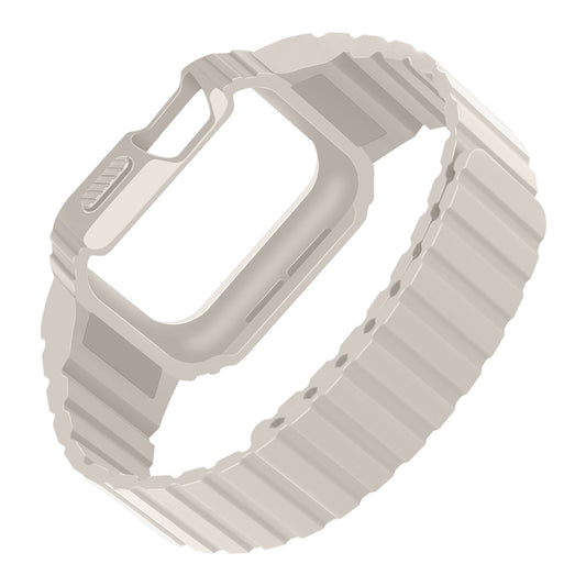 Apple Watch 7 45mm Zore KRD-142 Airbag Tasarımlı Kasa Koruyuculu Silikon Kordon