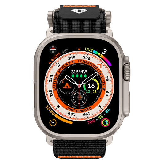 Apple Watch 7 45mm Zore KRD-154 Naylon Kumaş Hasır Örgülü Kordon