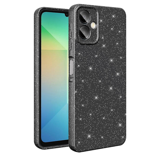 Galaxy A07 Kılıf Kamera Korumalı Simli Lüks Zore Koton Kapak