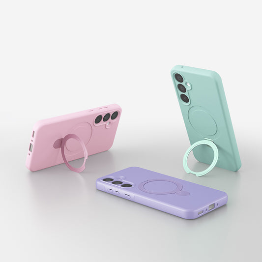 Galaxy A17 Kılıf M-safe Şarj Özellikli Standlı Zore Samara Kapak