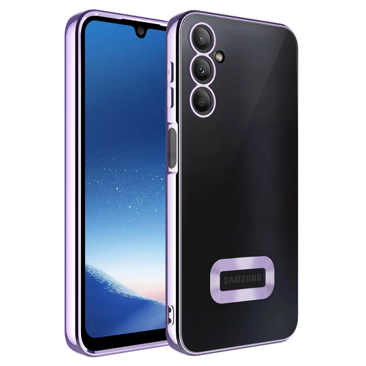 Galaxy A24 Kılıf Kamera Korumalı Logo Gösteren Zore Omega Kapak