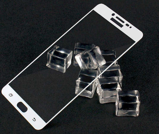 Galaxy C9 Pro Zore Ekranı Tam Kaplayan Düz Cam Koruyucu