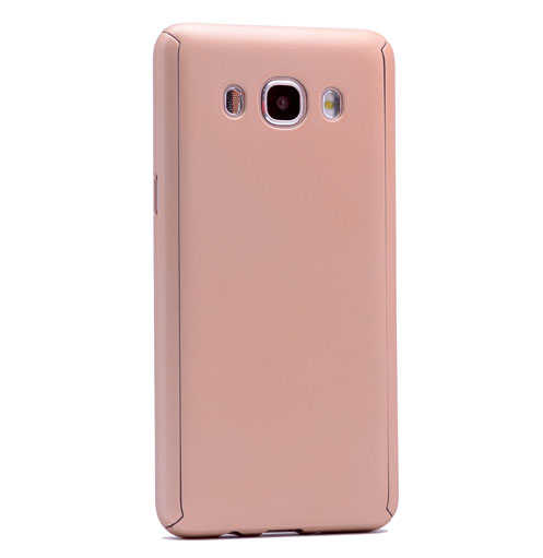 Galaxy J7 2016 Kılıf Zore 360 3 Parçalı Rubber Kapak