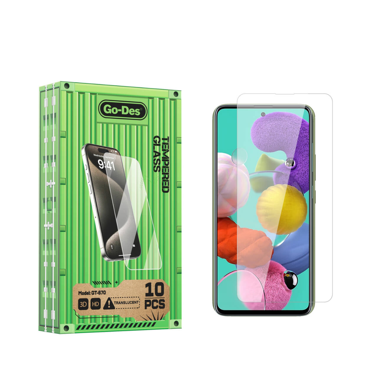 Galaxy S20 FE Go Des Parmak İzi Bırakmayan 9H Oleofobik Bom Glass Ekran Koruyucu