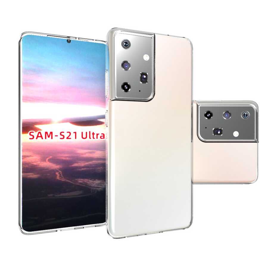 Galaxy S21 Ultra Kılıf Zore Süper Silikon Kapak