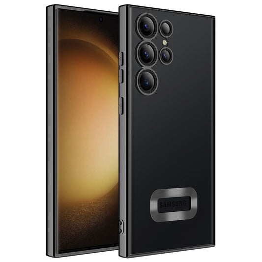 Galaxy S23 Ultra Kılıf Kamera Korumalı Logo Gösteren Zore Omega Kapak
