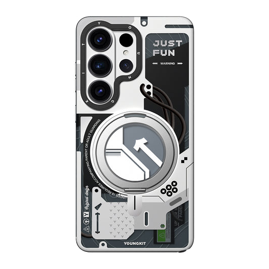Galaxy S26 Ultra Kılıf M-safe Şarj Özellikli Youngkit Starship Serisi Kapak