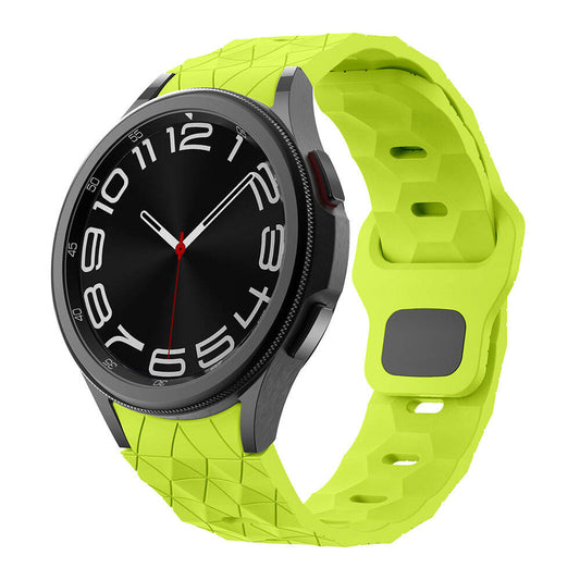 Galaxy Watch 5 40mm Zore KRD-116 20mm Futbol Desenli Spor Tasarımlı Silikon Kordon