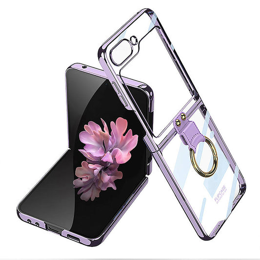 Galaxy Z Flip 6 Kılıf Zore Yüzüklü Kıpta Kapak