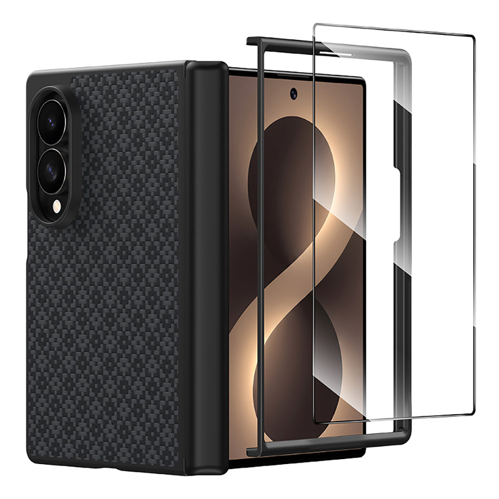 Galaxy Z Fold 8 Benks ArmorPro ArmorGrid Grand Combo Üçlü Aksesuar Seti (Ön Arka Kevlar Karbon Kapak + Ekran Koruyucu)