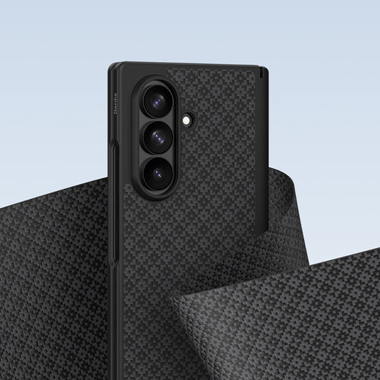 Galaxy Z Fold 8 Ultra Benks ArmorPro ArmorGrid Grand Combo Üçlü Aksesuar Seti (Ön Arka Kevlar Karbon Kapak + Ekran Koruyucu)