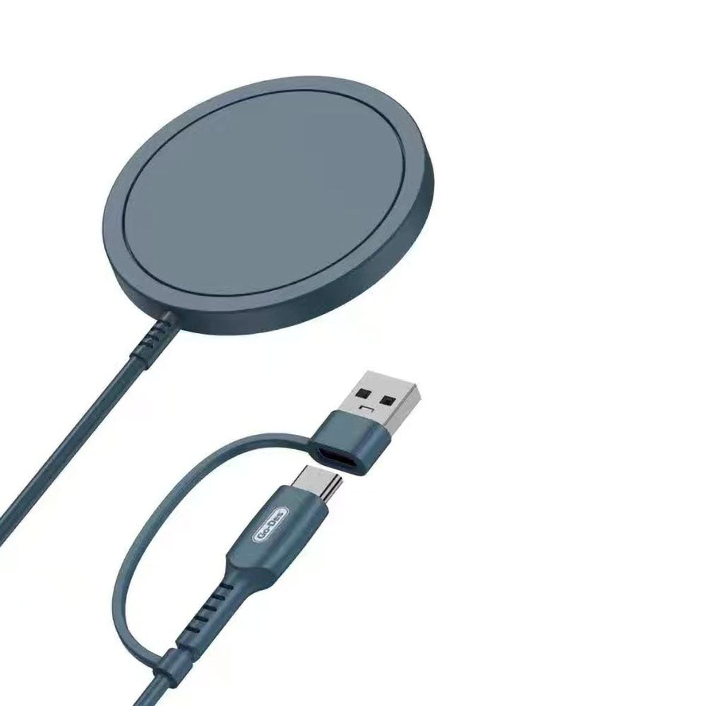 Go Des GD-UC606 2 in 1 Usb - PD M-safe Wireless Şarj Aleti 15W