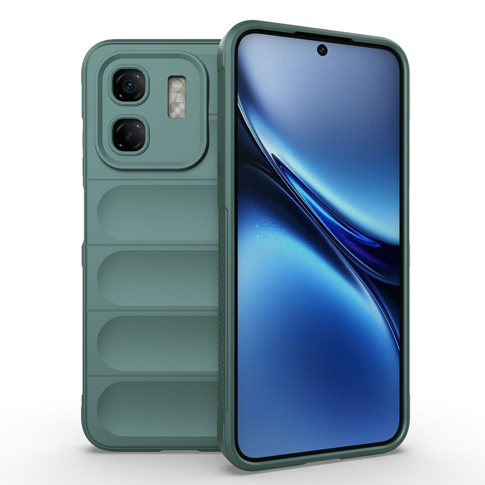 İnfinix Smart 9 Kılıf Esnek TPU Oyuklu Arka Yüzey Tasarımlı Zore Etnik Silikon Kapak