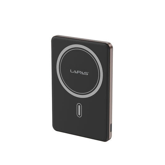 Lapas LP-PW003 Ultra İnce Hızlı Şarj Özellikli Wireless Powerbank 5000mAh 15W