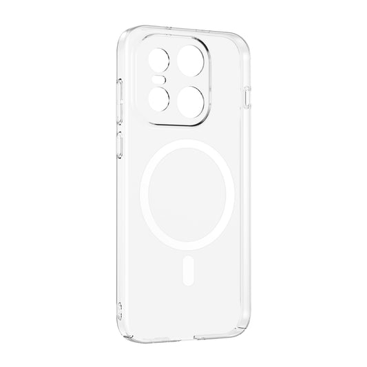 One Plus 15 5G Kamera Korumalı M-Safe Şarj Özellikli Şeffaf Zore London Sert PC Kapak