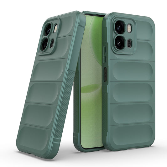 Oppo A6T Kılıf Esnek TPU Oyuklu Arka Yüzey Tasarımlı Zore Etnik Silikon Kapak