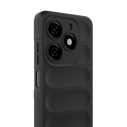 Tecno Spark 20C Kılıf Esnek TPU Oyuklu Arka Yüzey Tasarımlı Zore Etnik Silikon Kapak
